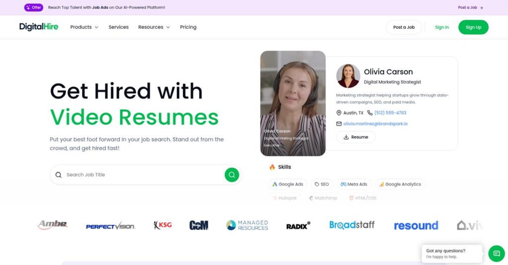 DigitalHire Homepage
