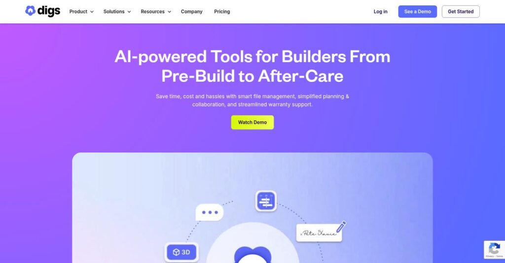 Digs Homepage