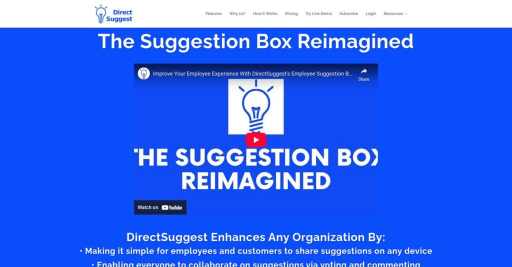 DirectSuggest Homepage