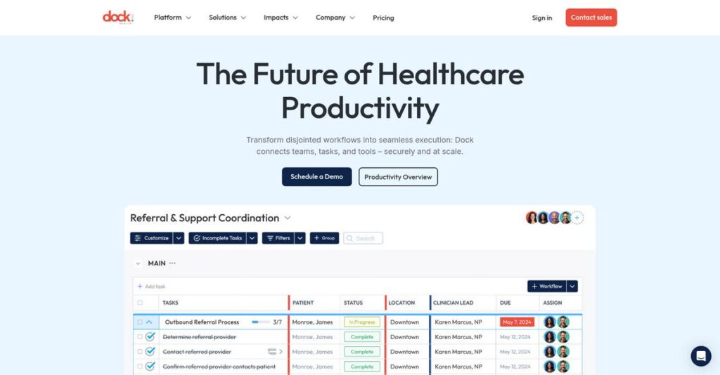 Dock Health Homepage