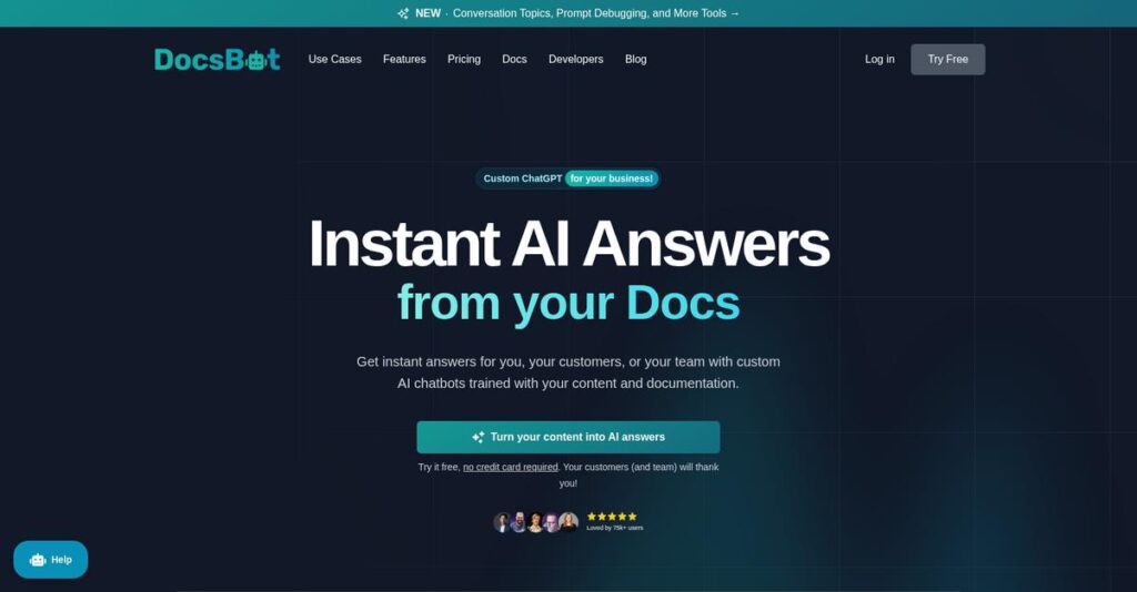 DocsBot Homepage