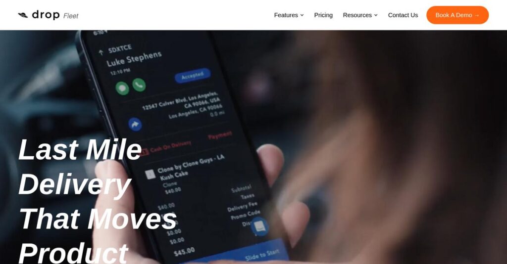Drop Delivery Homepage