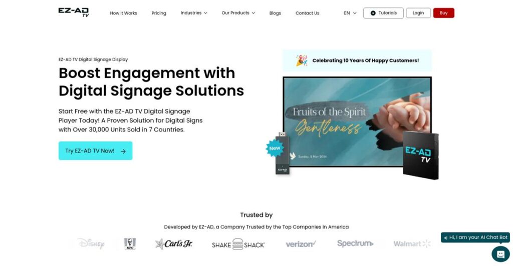 EZ AD TV Homepage
