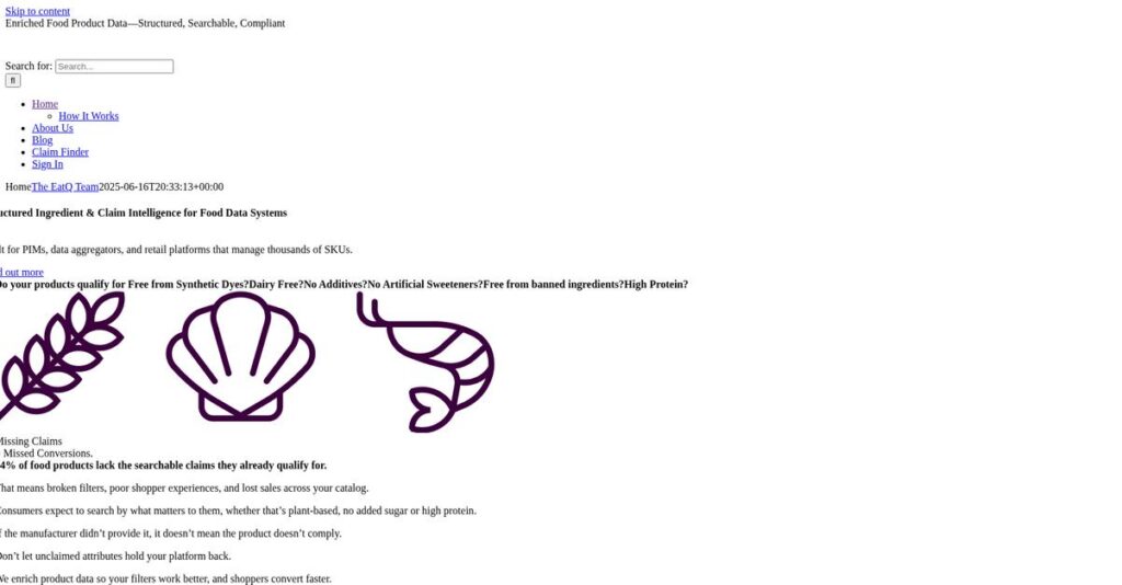 EatQ Homepage