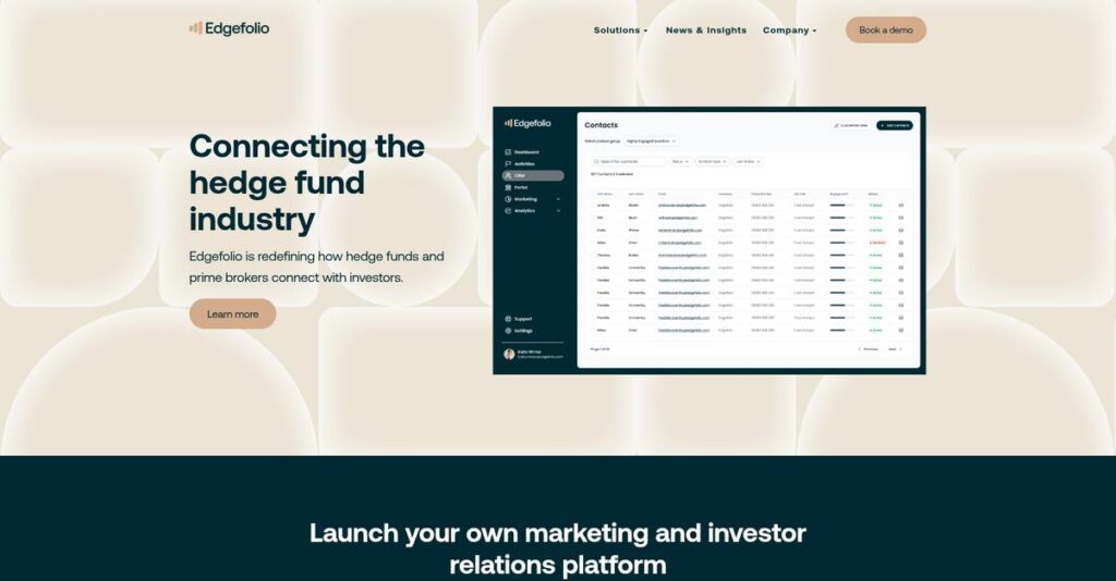 Edgefolio Homepage