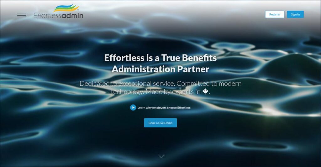 Effortless Homepage