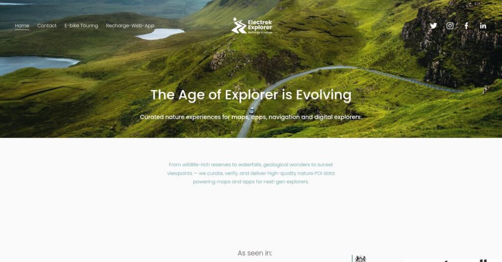 Electrek Explorer Homepage