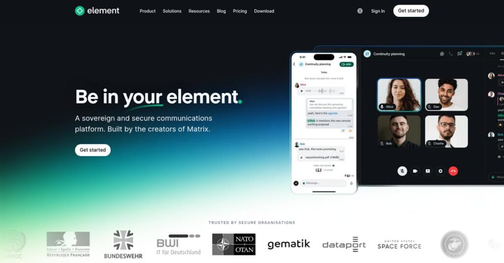 Element Homepage