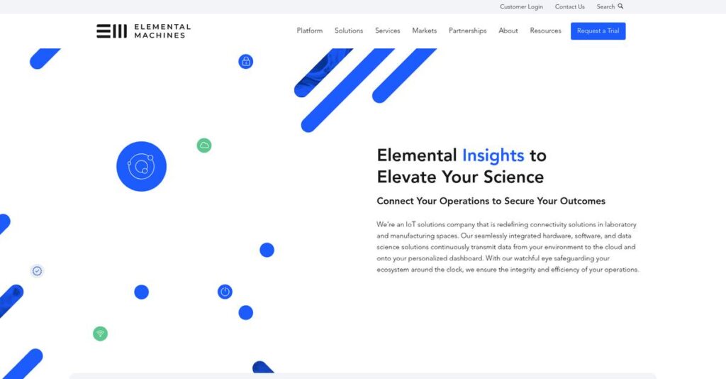 Elemental Machines Homepage