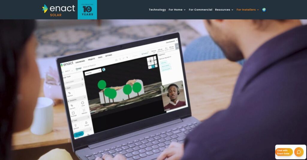 Enact Solar Homepage
