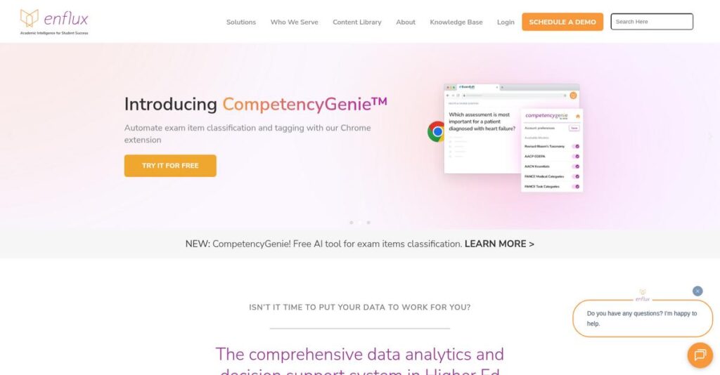 Enflux Homepage