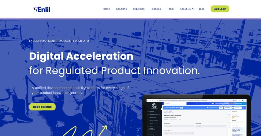 Enlil Inc. Homepage