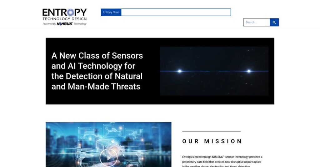 Entropy Technology Design Homepage