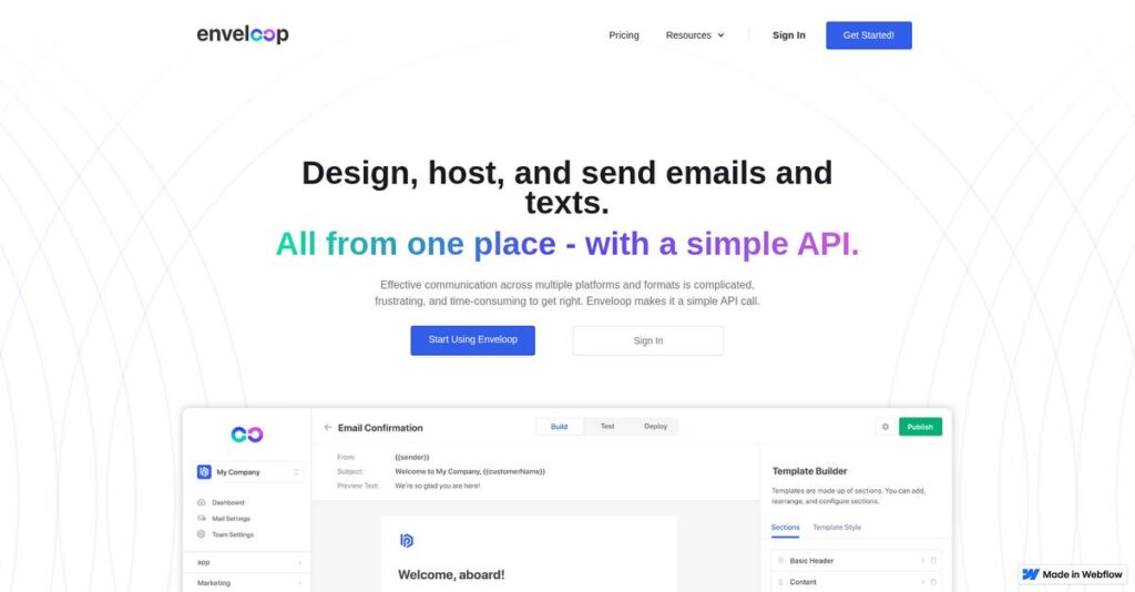 Enveloop Homepage