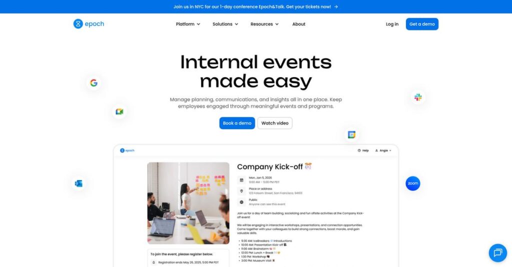 Epoch Homepage