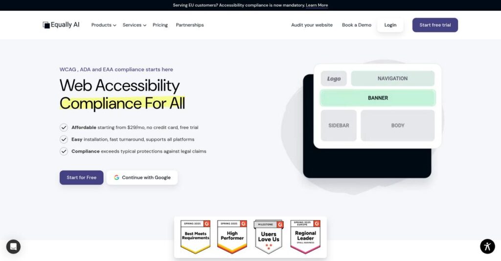 Equally AI Homepage