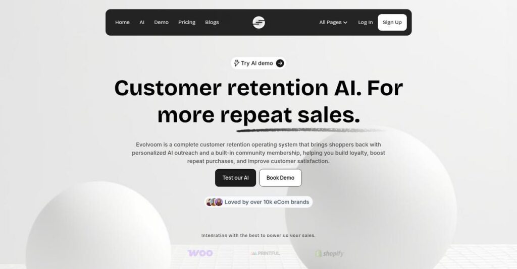 Evolvoom Homepage