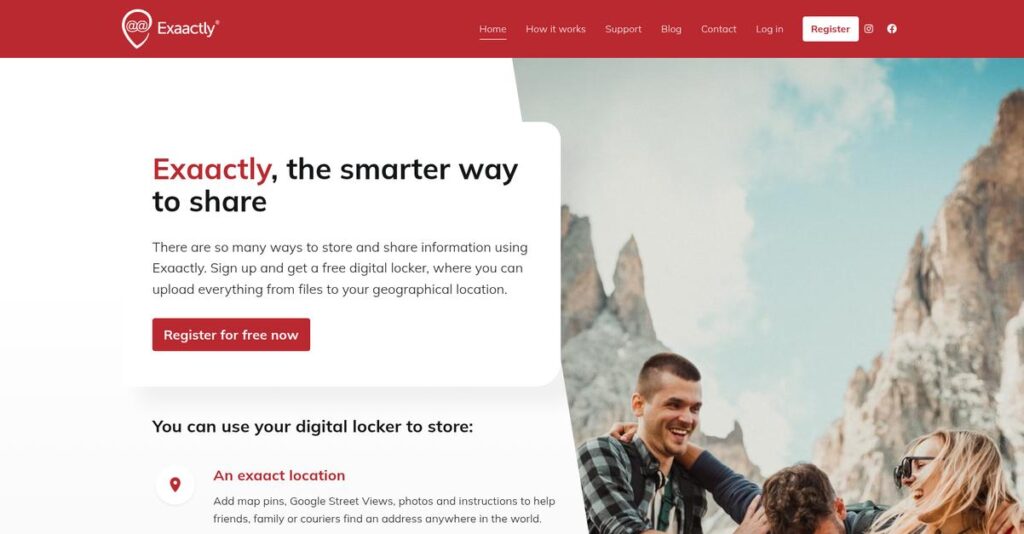 Exaactly Homepage