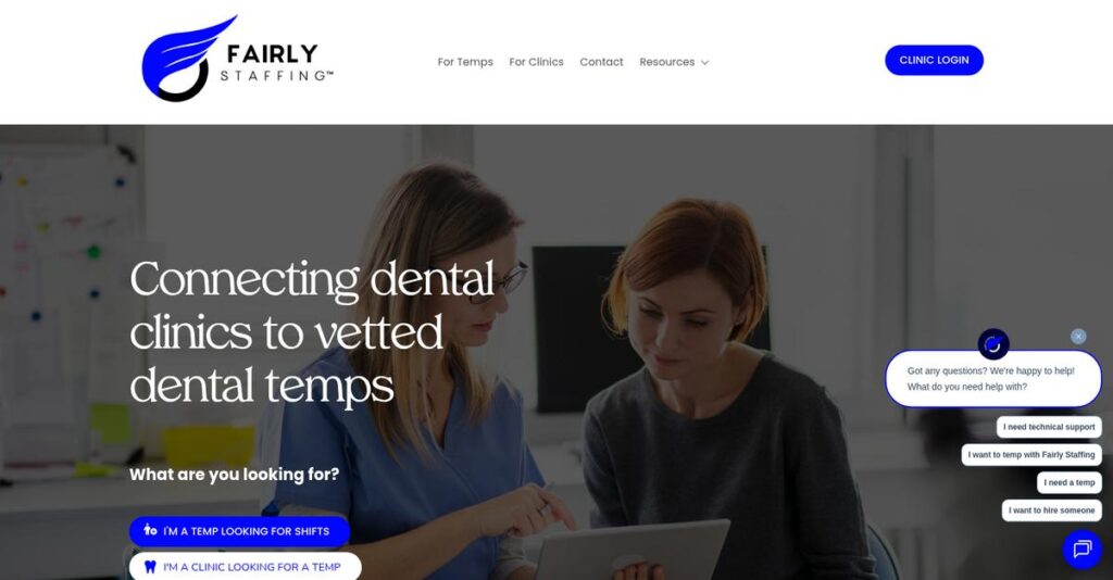 Fairly Staffing Homepage