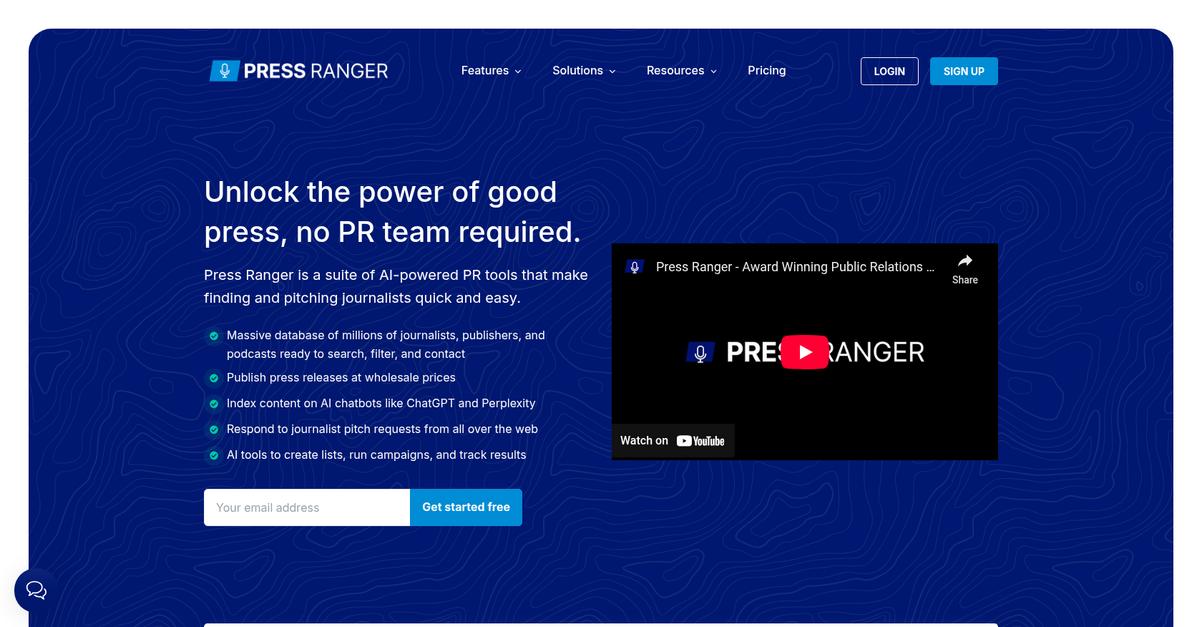 Press Ranger Homepage