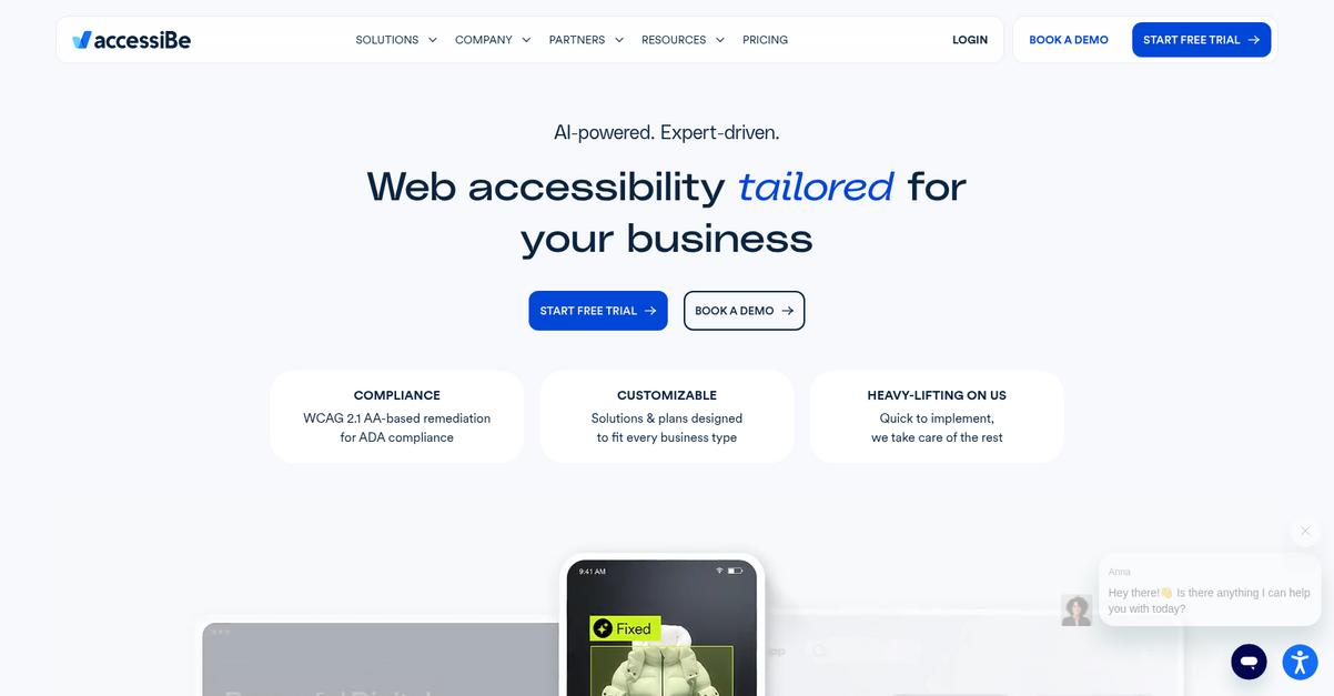 Accessi Be Homepage