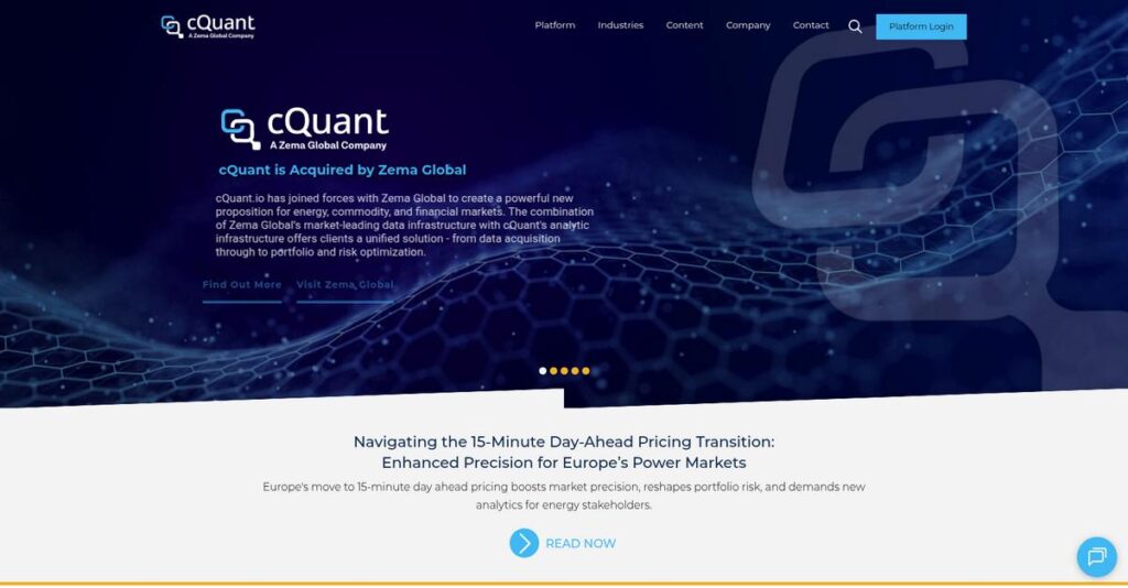 cQuant.io Homepage