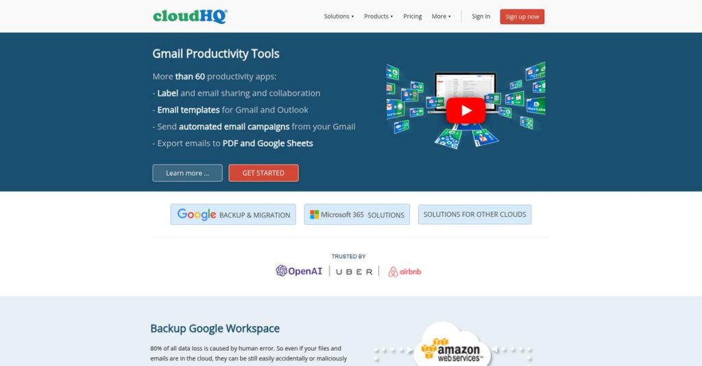 cloudHQ Homepage