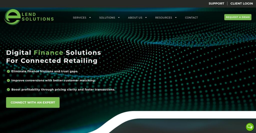 eLEND Solutions Homepage