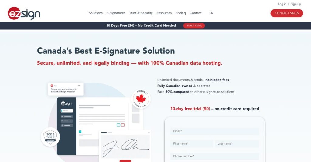 eZsign Homepage