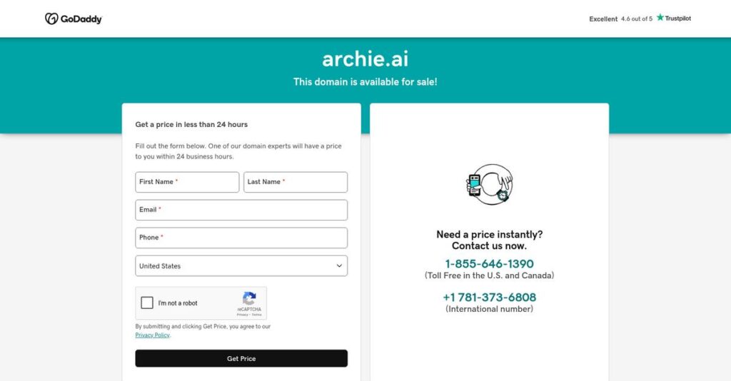 Archie Homepage 1