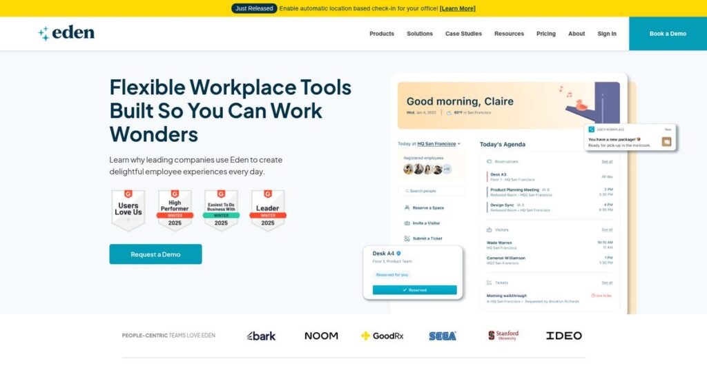 Eden Workplace Homepage