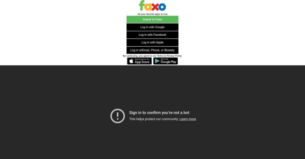 Faxo Homepage