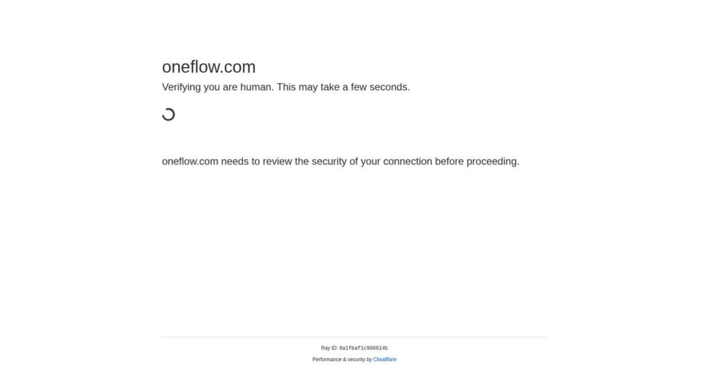 Oneflow Homepage