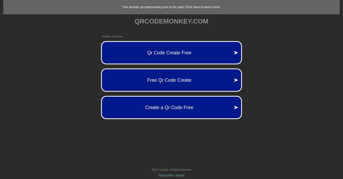 Qrcode Monkey Homepage