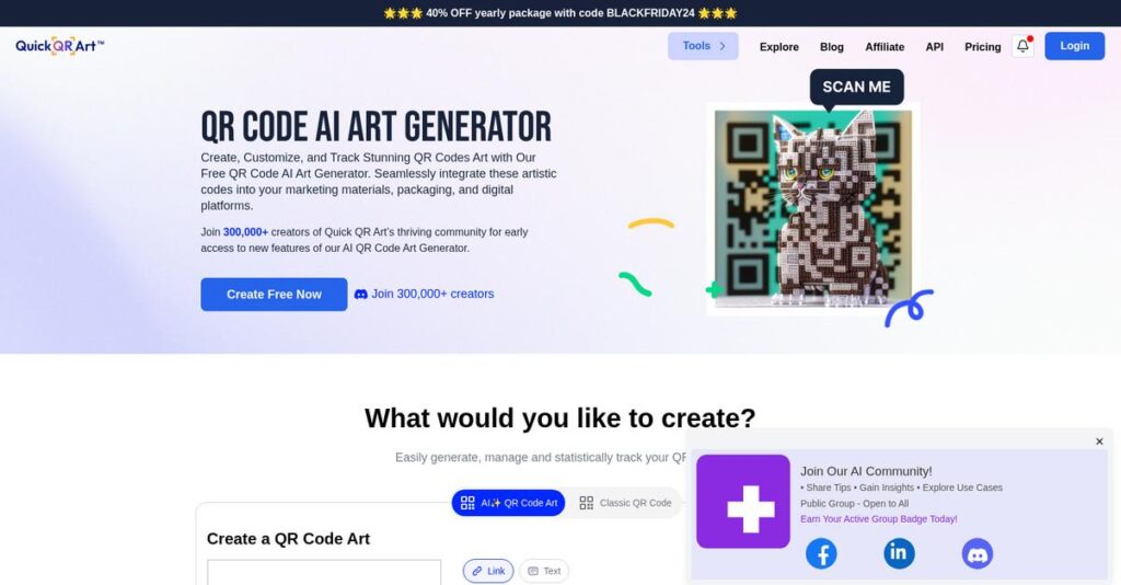 QuickQR Art Homepage