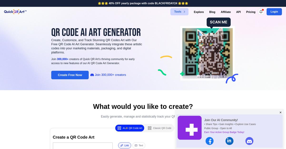 Quick Qr Art Homepage